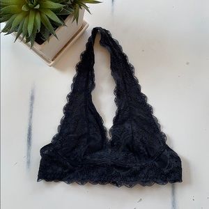 Free People Galloon Lace Halter Bralette XS